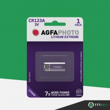 AGFAPHOTO CR123A in 1er-Blister 3V Lithium