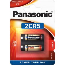 Panasonic 2CR5 6V Lithium in 1er-Blister