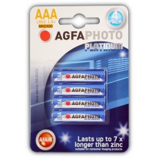 AGFAPHOTO Alkaline Power Micro AAA LR03 in 4er-Blister