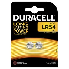 Duracell LR54  (V10GA/189/LR1130) in 2er-Blister (groß)