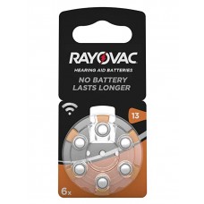 Rayovac Acoustic Hörgerätebatterien - PR48 Typ 13 Orange - 6er Packung