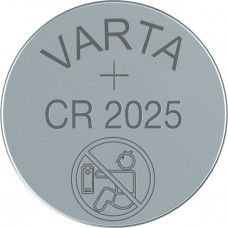 Varta CR2025 6025 101 415 3V Lithium in 5er-Blister 157mAh