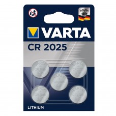 Varta CR2025 6025 101 415 3V Lithium in 5er-Blister 157mAh