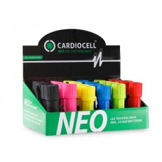 24er-Display CardioCell "NEO" LED-Taschenlampen 9 LED