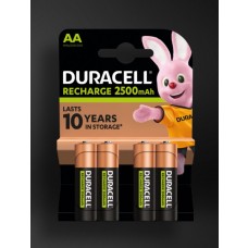 Duracell Mignon-Akku Recharge Ultra DX1500 (2500mAh) Precharged  in 4er-Blister