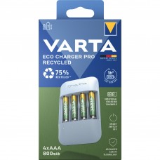 VARTA Eco Charger Pro Recycled 4x AAA 56813 800mAh